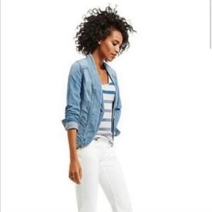 CAbi Manhattan Beach Layered Denim Jacket EXCELLENT condition! Size Small